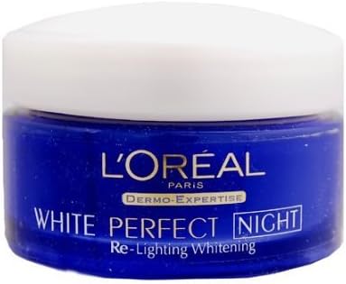 L'oreal Paris White Perfect Transparent Rosy Whitening Night Cream Size: 50 Ml. (1.7 Oz)