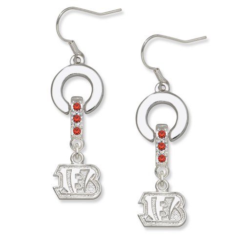 NFL Cincinnati Bengals LogoArt MVP Earrings