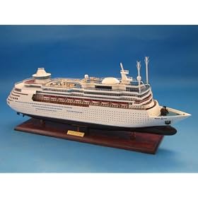 Majesty of the Seas Cruise Fully Assembled Wood Model Cruise Ship by Handcrafted Model Ships