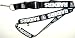 OAKLAND RAIDERS LANYARD