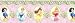 Blue Mountain DF026304BFP Princess Magical Garden Prepasted Wall Border
