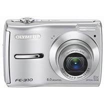 Olympus FE-310 8MP Digital Camera with 5x Optical Zoom (Silver)