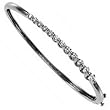 Twelve Diamond Journey Bangle Bracelet