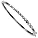 Twelve Diamond Journey Bangle Bracelet