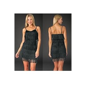 Flapper dress black