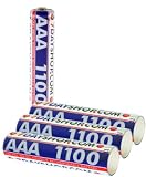 7dayshop Rechargeable Ni-Mh Batteries - AAA Size (1100mAh) - Pack of 4