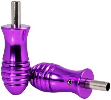 2pc Purple Color Aluminum Alloy Anti Slip Tattoo Grip YLGR03