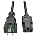 Tripp Lite Hospital-Grade Computer Power Cord, 15A, 14 AWG (NEMA 5-15P to IEC-320-C13), 25 ft. (P006-025-HG15)