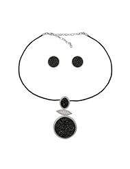 Blue Pearls - Adornment Druzy Black - CRY 8614 T