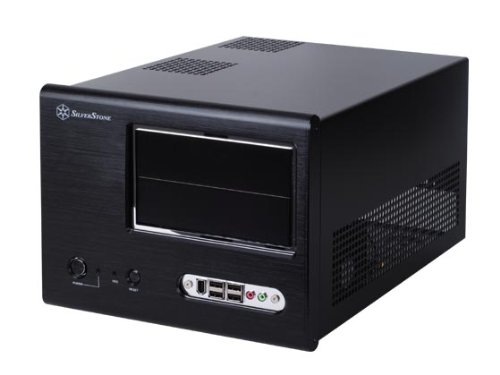 SilverStone Sugo SG01B-F Aluminum/Steel MicroATX Desktop SFF Chassis Computer Case - Retail Black