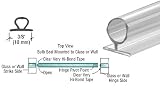 CRL Large Translucent Vinyl Bulb Seal - 98 in long