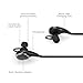 MAXBO® Newest Bluetooth Headphones V4.1 Wireless Bluetooth Stereo Sport Headset In-Ear Earphones with Microphone & Magnet Attraction & Aluminium Alloy Earbuds (Black-1)