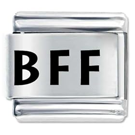 Pugster Laser Bff Best Friends Forever Italian Charms