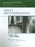 Adult Reconstruction (Orthopaedic Surgery Essentials Series)