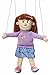 Amy Peach Girl Marionette String Puppet