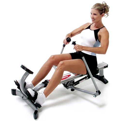 Body Trac Glider w Gas Shock Resistance and Full-Range Rowing