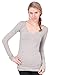 Hard Tail Long Skinny Sexy V-Neck Tee