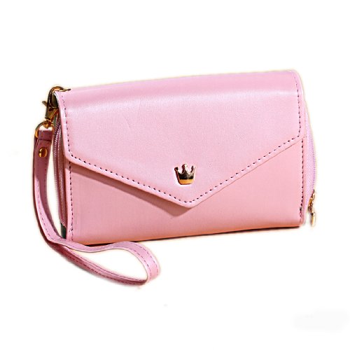 EOZY Multifunction Envelope Wallet Case Purse for Phone Card Holder Leather Flip