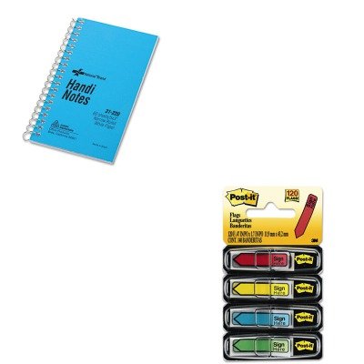 KITMMM684SHRED31220 - Value Kit - National Wirebound Memo Book (RED31220) and Post-it Arrow Message 1/2amp;quot; Flags (MMM684SH)
KITMMM684SHRED31220 - Value Kit - National Wirebound Memo Book (RED31220) and Post-it Arrow Message 1/2amp;quot; Flags (MMM684SH)