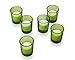 Royalglow Best Glass Votive Candle Holders Set of 12 (Green Votive Holder)