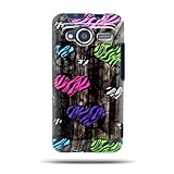 Hard Snap-on Shield With PEACE HEARTS Design Faceplate Cover Sleeve Case fo ....
