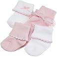 Luvable Friends Ribbed Cuff Girl Socks, Multi, 6-18 Months