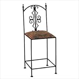 Gothic Counter Stool Finish: Antique Bronze, Fabric: Storm