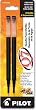 Pilot Q7 Gel Ink Refill, 2-pack for Retractable Needle Point Rolling Ball Pen, Fine Point, Black (77245)