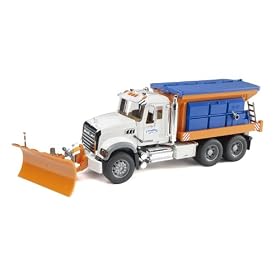 Bruder Mack Granite Snow Plow Truck