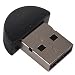Tiny Bluetooth USB Adapter Dongle (Black)