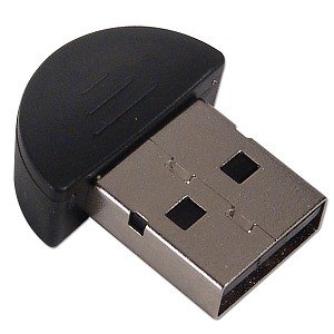 Tiny Bluetooth USB Adapter Dongle (Black)