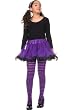 Girls Opaque Nylon Striped Tights Stylin' Upbeat and MANY color choices!