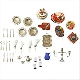 Melissa & Doug Deluxe Doll-House Dining Room Accessories