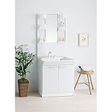 TOTO LDCF075BAGES2A + LMCF075B1GFC2G（洗面化粧台 + 一面鏡750mmセット）寒冷地タイプ