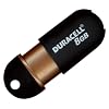 Duracell  8 GB USB 2.0 Flash Drive Capless DU-ZP-08G-CA-N3-R (Black)