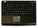 Details About ADESSO Slimtouch Mini USB Keyboard W/Touchpad Black Leds Indicate Status Of Operating Functions