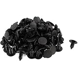 uxcell&reg; Car 20mm Dia Head Plastic Trim Boot Rivets Push Clip Fastener 100 Pcs
