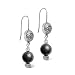 Hematite Bead Drop Earrings