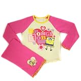 Girls Spongebob Squarepants Pyjamas - Happy Sponge - Age 3 to 4 Years