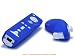 Nintendo Wii Remote Control Nunchuck Silicone Skin - Blue