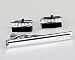 Lodestar Galaxy Rectangular Black Stripe Gems Cufflink & Tieclip Set with Gift Box (ACV-04)