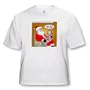 Santa and Future Beauty Pagent Contestant - Toddler T-Shirt (4T)