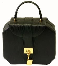 Jewelry Box Travel Case with Handle Lock Black