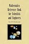 Mathematics Reference Book for Scientists and Engineers