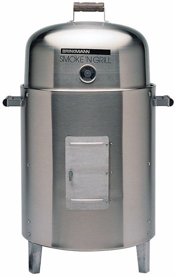 Smoke'n Grill Stainless Steel Charcoal Smoker/grill