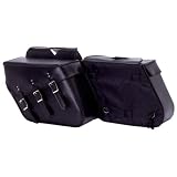 Diamond PlateTM 2pc Slanted Motorcycle Saddle Bag Set