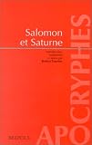 Salomon et Saturne: Quatre dialogues en vieil anglais