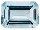 Jewelry : AVG 6.25CT 14X10MM EMERALD CUT AQUAMARINE FROM BRAZIL