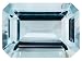 Jewelry : AVG 6.25CT 14X10MM EMERALD CUT AQUAMARINE FROM BRAZIL