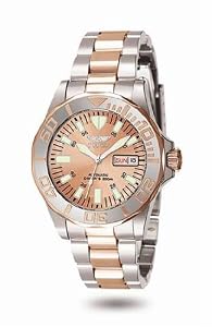 Invicta Sapphire Diver Two Tone Rose Gold Mens Watch 7049